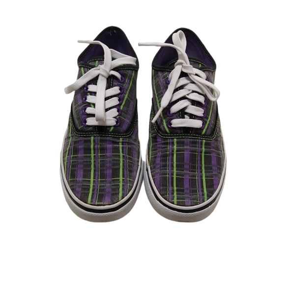 Punkrose Plaid Sneakers Size 7 Used - Picture 3 of 7